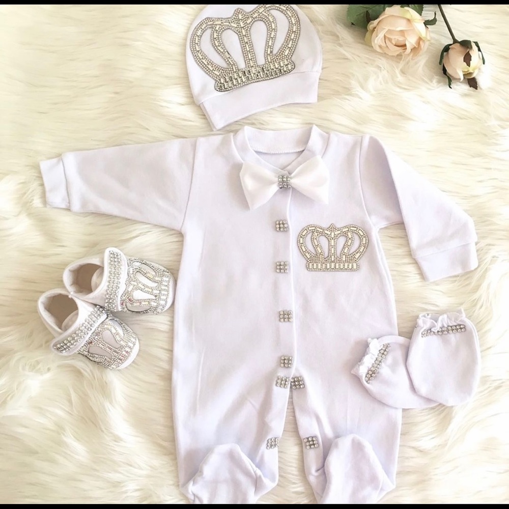 Baby christening or take me home outfit